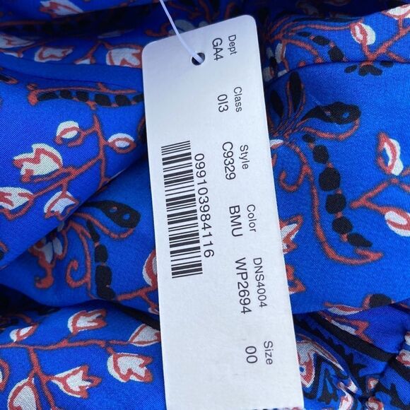 J Crew boho Silk Floral Print Dress NWT - Picture 5 of 10